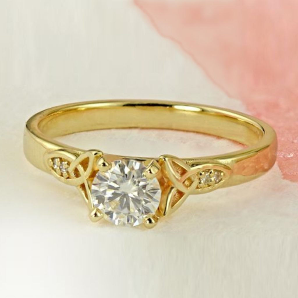 affordable engagement ring vintage diamond engagement ring
