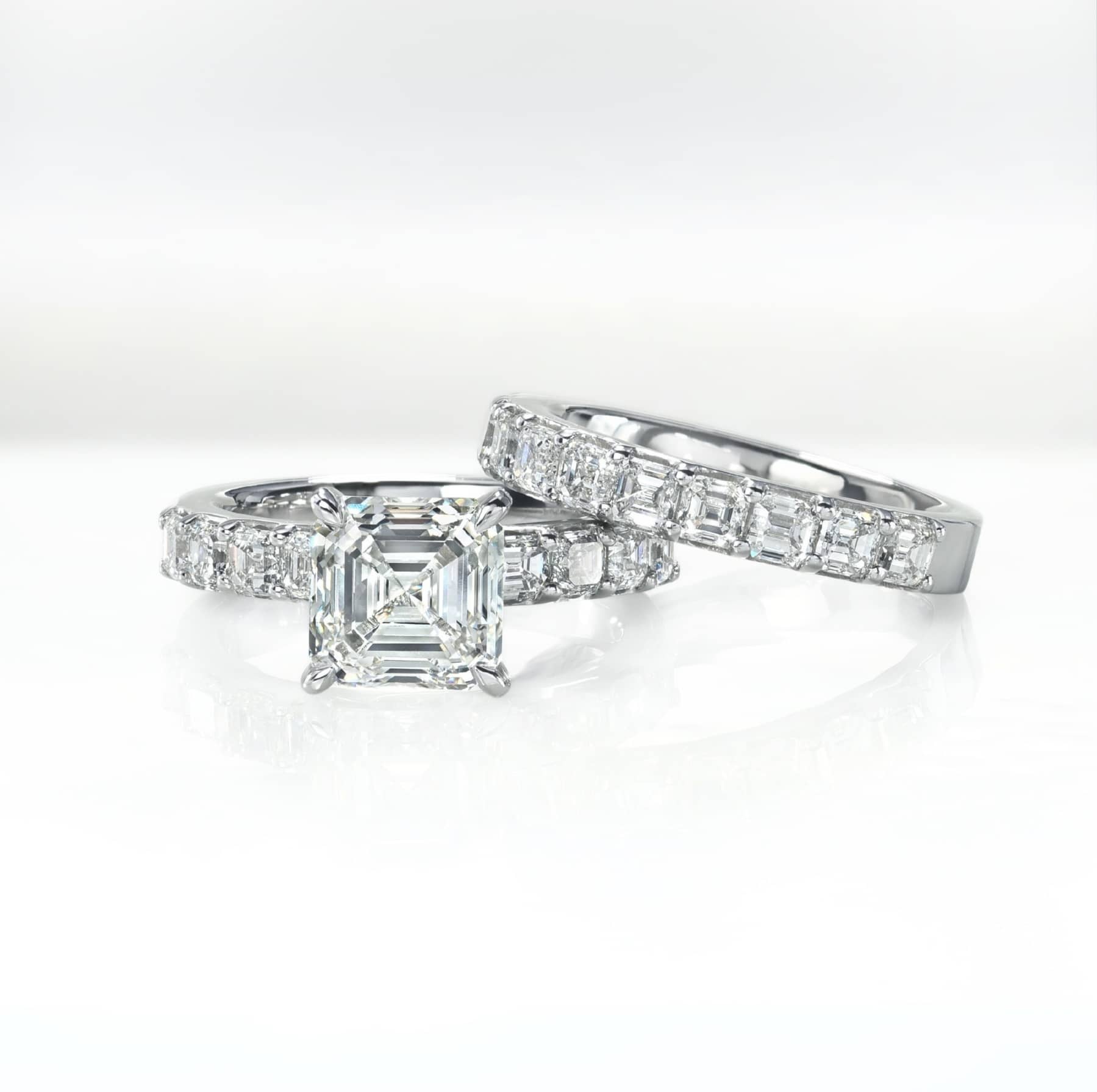 Lab Grown Wedding Rings Sets